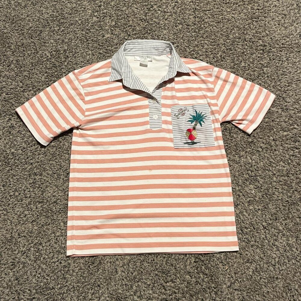 Vintage Women’s Beach Striped Polo